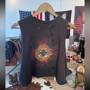 Vintage Harley cutoff